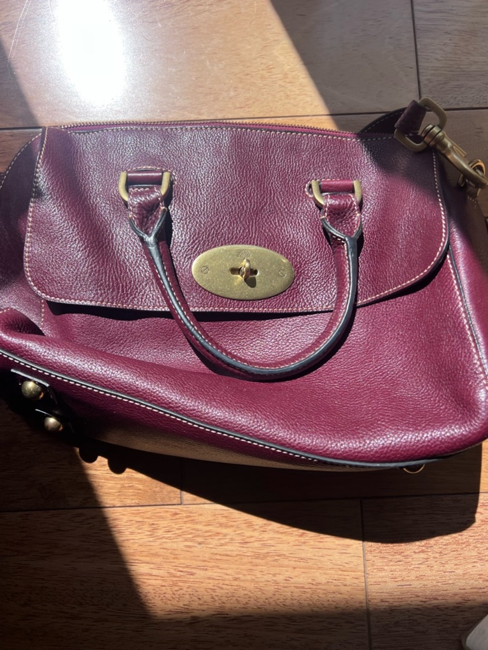 Mulberry Deep Red Leather leather purse